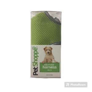 NEW Dog Walking Harness XS S Neon Lime Green Gray Adjustable Pet Shoppe Travel
